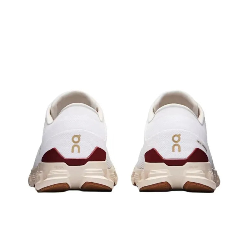 O_n Cloud X4 Supportive Low-Top Casual Running Shoes for Men Ivory White