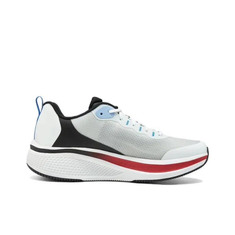 Ske_chers GO RUN Elevate 2.0 Cushioned Low-Top Running Shoes for Men, White