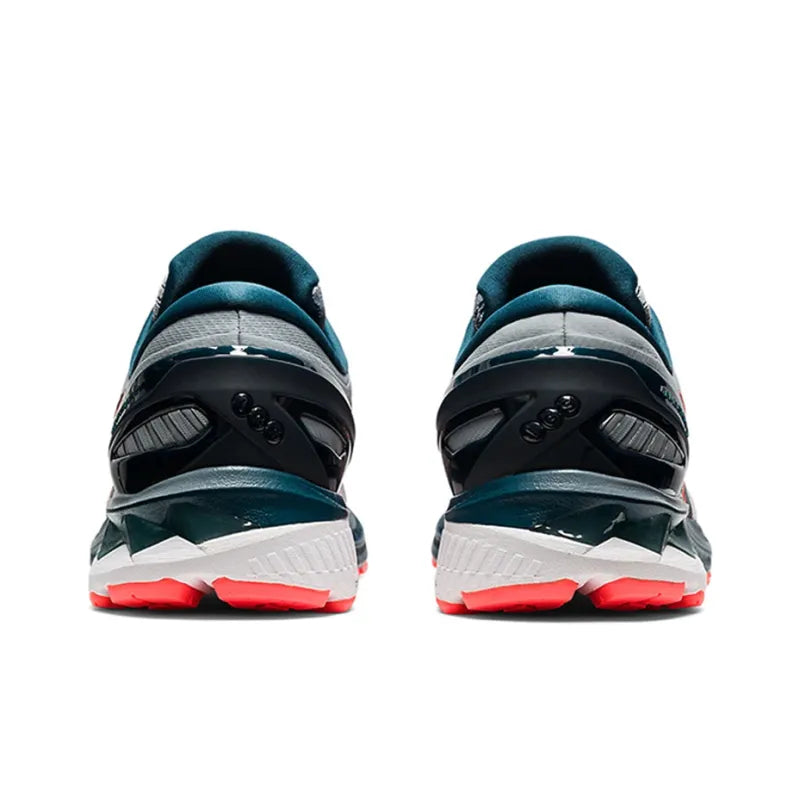 Asi_cs Gel Kayano 27 Low-Top Running Shoes for Men (Grey Green)