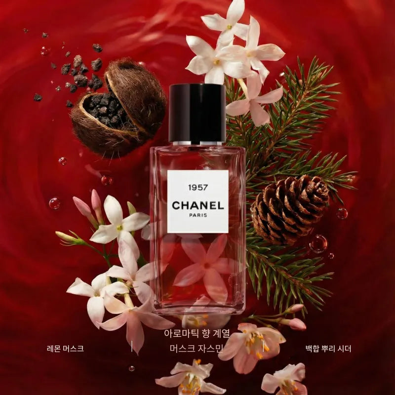 Chanel Lucky Purified Water 1957 Perfume Collector's Collection Aromatic Accord Eau de Parfum EDP Lemon Musk Jasmine Cedarwood 35ml/75ml/200ml