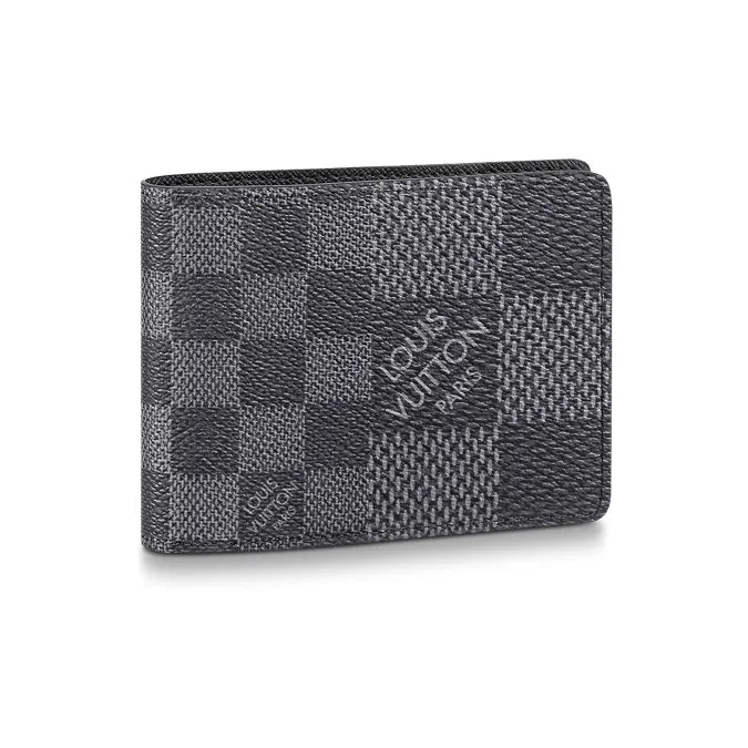 LouisVuitton Multiple Wallet Monogram Damier Graphite Black