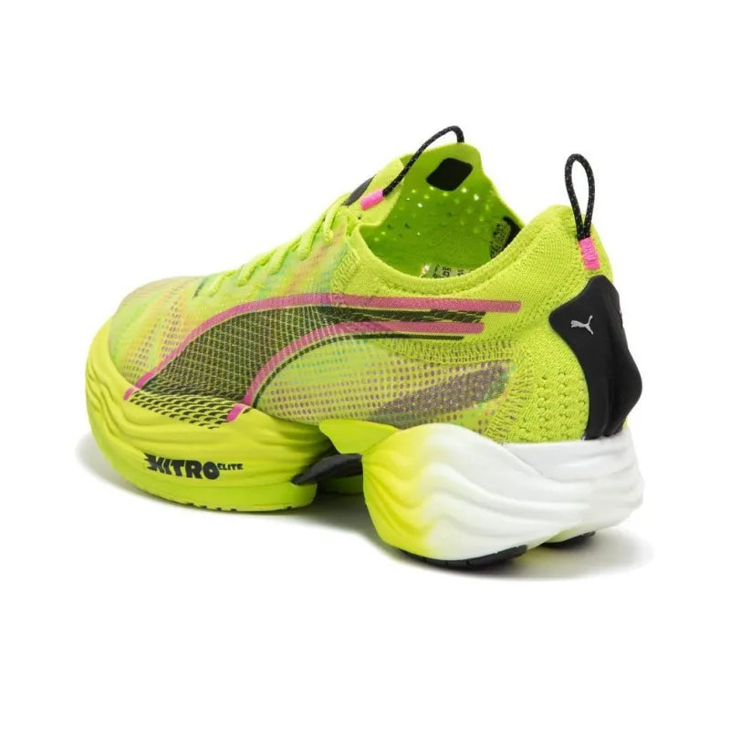 Pu_ma Fast R Nitro Elite 2 Fabric Breathable and Resilient Low-Top Running Shoe Men's Green