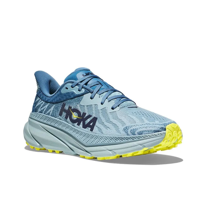 H_oka One One Slip-Resistant, Abrasion-Resistant, Lightweight Low-Top Running Shoes for Men, Blue Green