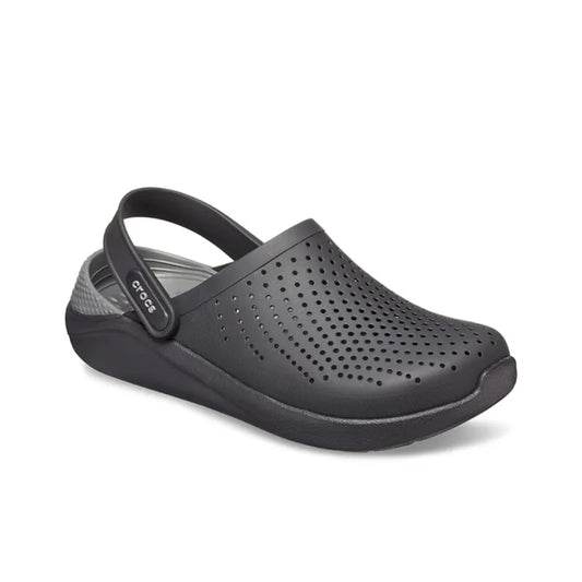 Cr_ocs LiteRide Slip-On + Abrasion-Resistant Sports Sandals, Unisex, Slate Gray