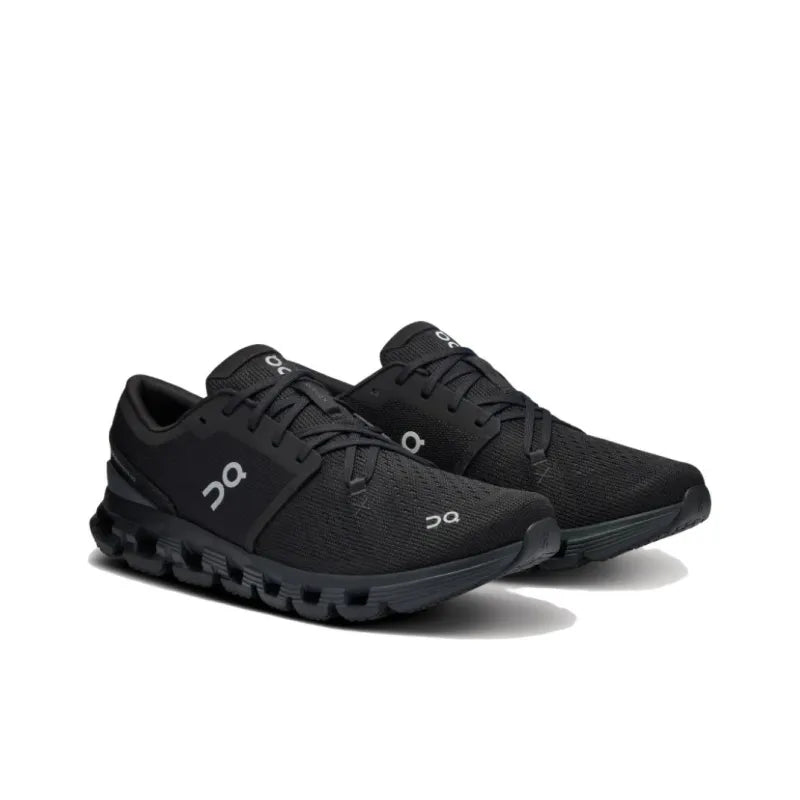 O_n Cloud X4 Anti-Slip, Abrasion-Resistant, Breathable Low-Top Trail Running Training Running Shoe for Men, Black