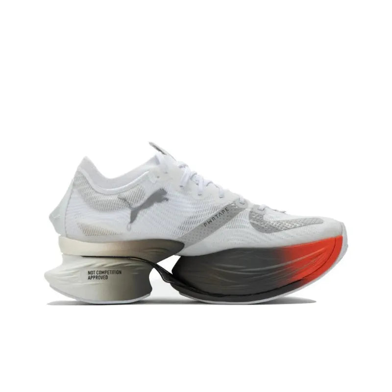 Pu_ma Fastroid Nitro Comfortable, Abrasion-Resistant Low-Top Casual Running Shoes, Unisex, White