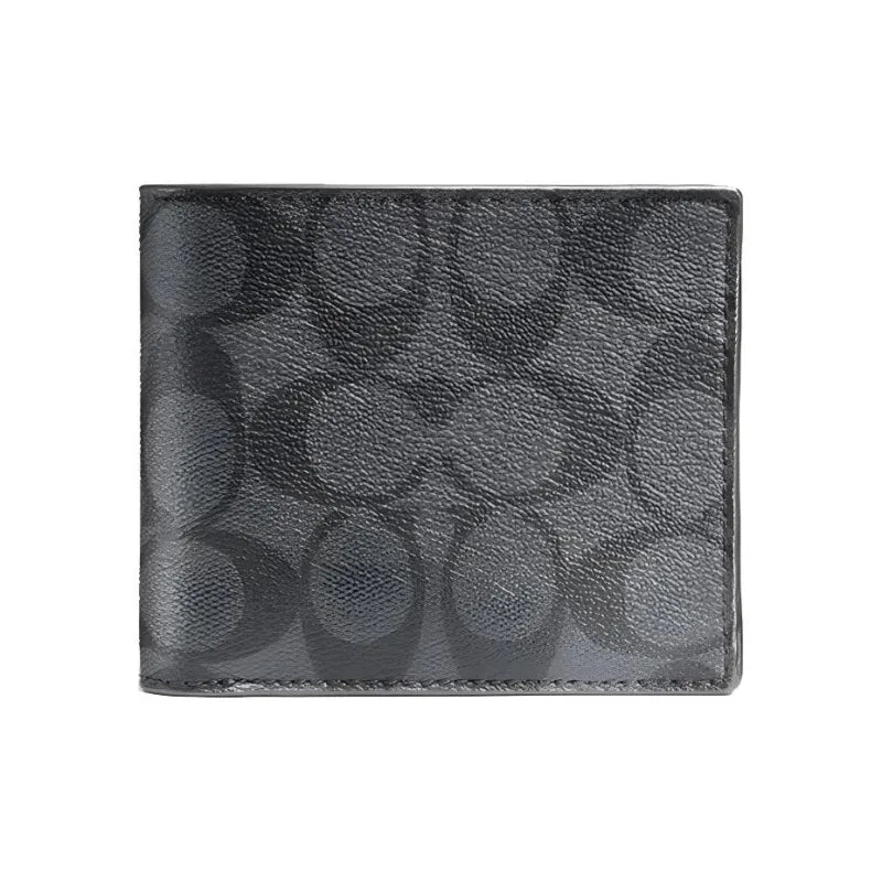 Co_ach Wallet Black & Grey Men