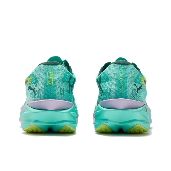 Puma Deviate Nitro Elite 4 Men's Running Shoes x HYROX Deviate Nitro Elite Shock-absorbing Green Shoes