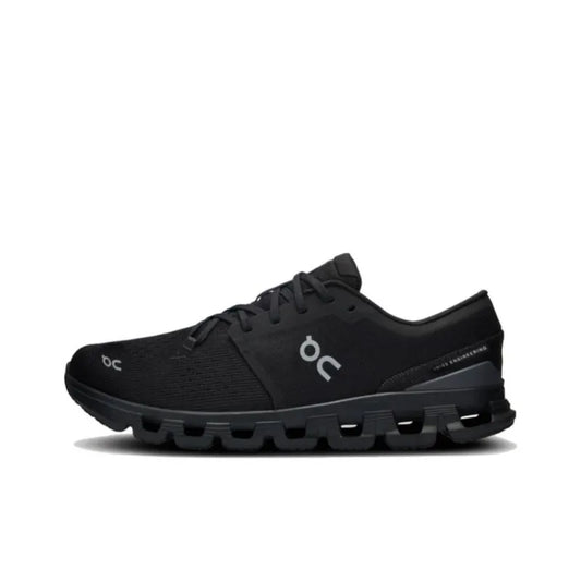 O_n Cloud X4 Anti-Slip, Abrasion-Resistant, Breathable Low-Top Trail Running Training Running Shoe for Men, Black