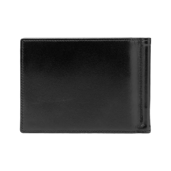 Mont blanc Meisterstück 6cc Money Clip Bifold Wallet Black