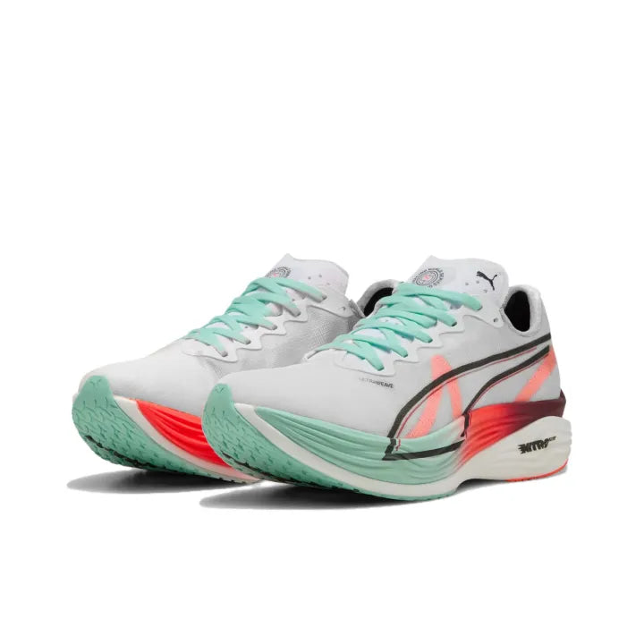 Puma × HYROX Diviate Nitro Elite 3 Men's Low-Top Running Shoes White Red