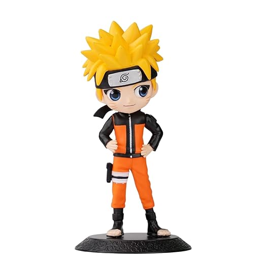 Anime Cartoon Character Q Posket Action Figure | Limited Edition | Attractive Lightweight Durable Toy Figures for Home Decors Office Desk and Study Table - Naruto