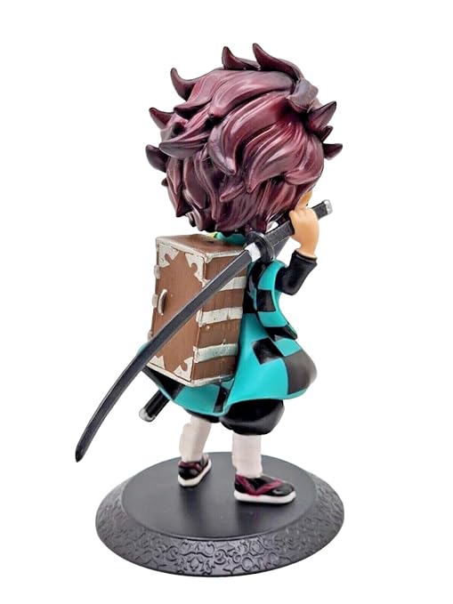 Tanjiro Demon Slayer Action Figure 15 cm Anime Collectible PVC Toy with Movable Joints for Home Decor, Office Desk, Gaming Setup & Gifting | Anime Action Figure - TANJIRO