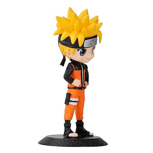 Anime Cartoon Character Q Posket Action Figure | Limited Edition | Attractive Lightweight Durable Toy Figures for Home Decors Office Desk and Study Table - Naruto