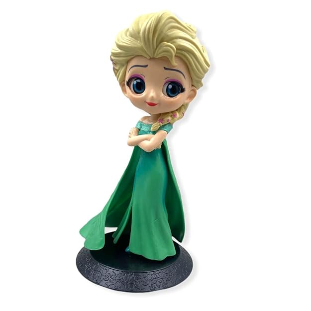 Queen Elsa (Disney) Action Figure Special Edition Action Figure for Car Dashboard, Decoration, Cake, Office Desk & Study Table (Pack of 1) (Height-16cm)
