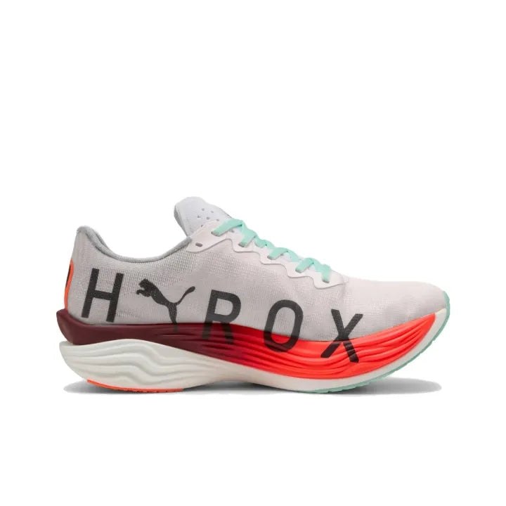 Puma × HYROX Diviate Nitro Elite 3 Men's Low-Top Running Shoes White Red