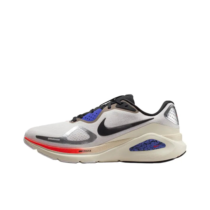 Ni ke Structure 26 Men's Running Shoes White/Silver/Black