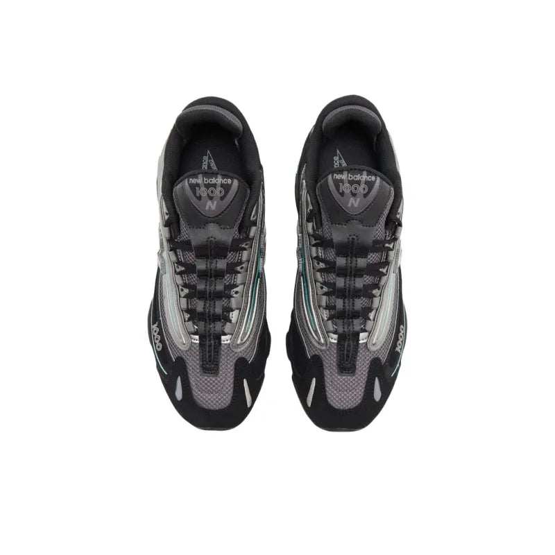 New Bal_ance NB 1000 Low-Top Casual Running Shoes Men's Black