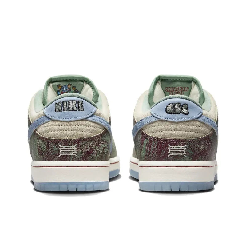 Ni_ke x Crenshaw Skate Club Sb Dunk Low Sail Light Blue Cedar