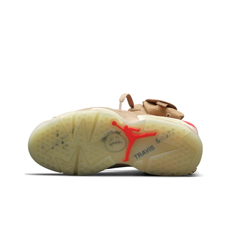 Jor_dan 6 x Travis Scott Retro Sp British Khaki