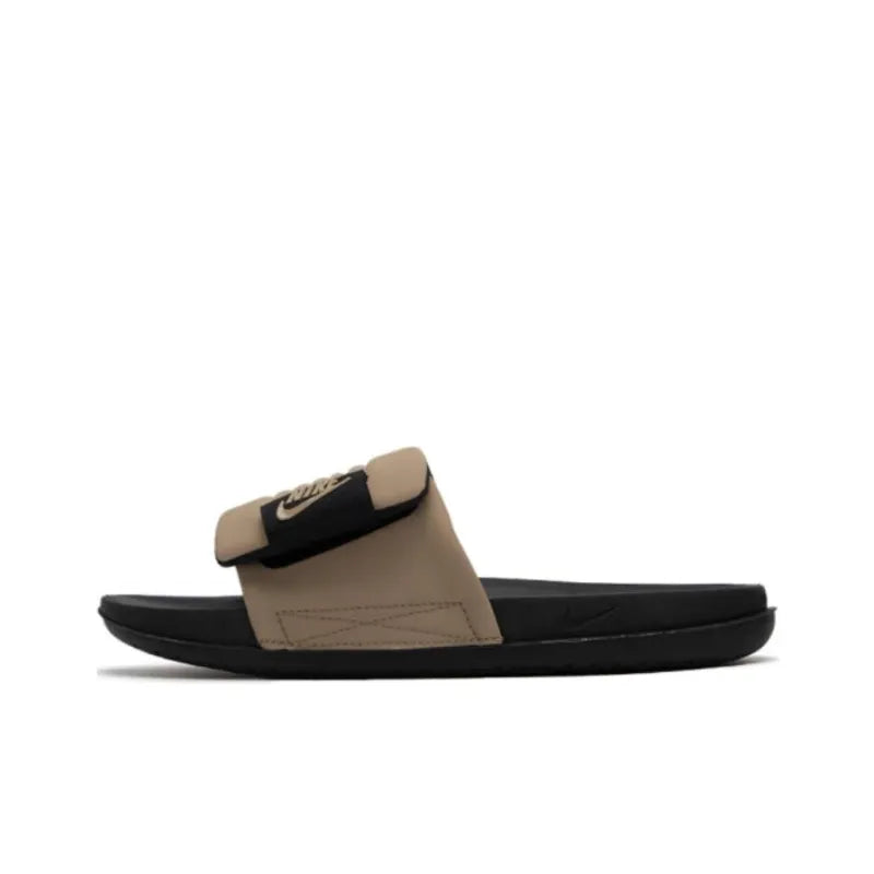 Ni_ke Offcourt Adjust Slide Black Khaki