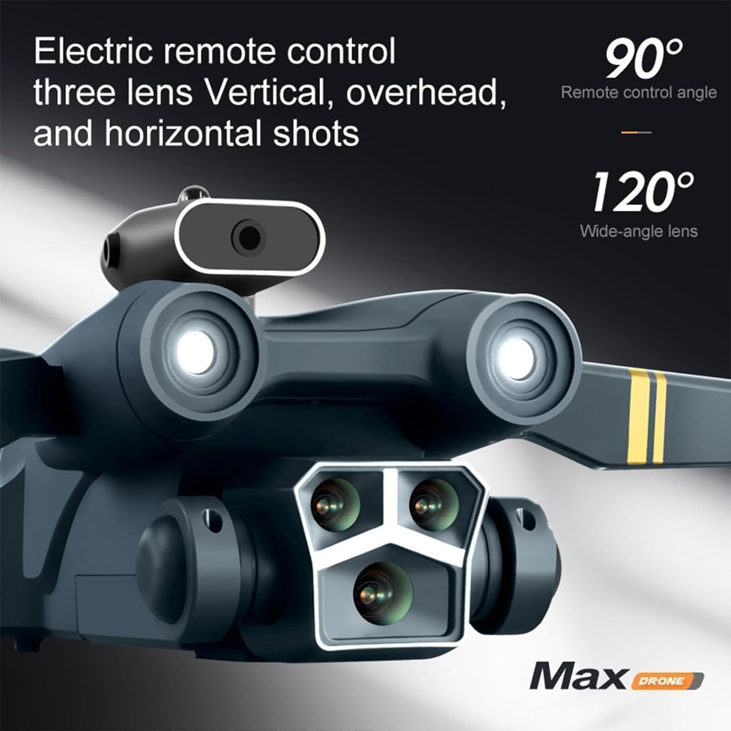 dRoNe wItH hD DuAl cAmErA BrUsHlEsS MoToR, oNe cLiCk tAkEoFf/lAnDiNg FlIp rOlLiNg gEsTuRe cOnTrOl wI-Fi cAmErA ReMoTe cOnTrOl -X DrOnE (M3)