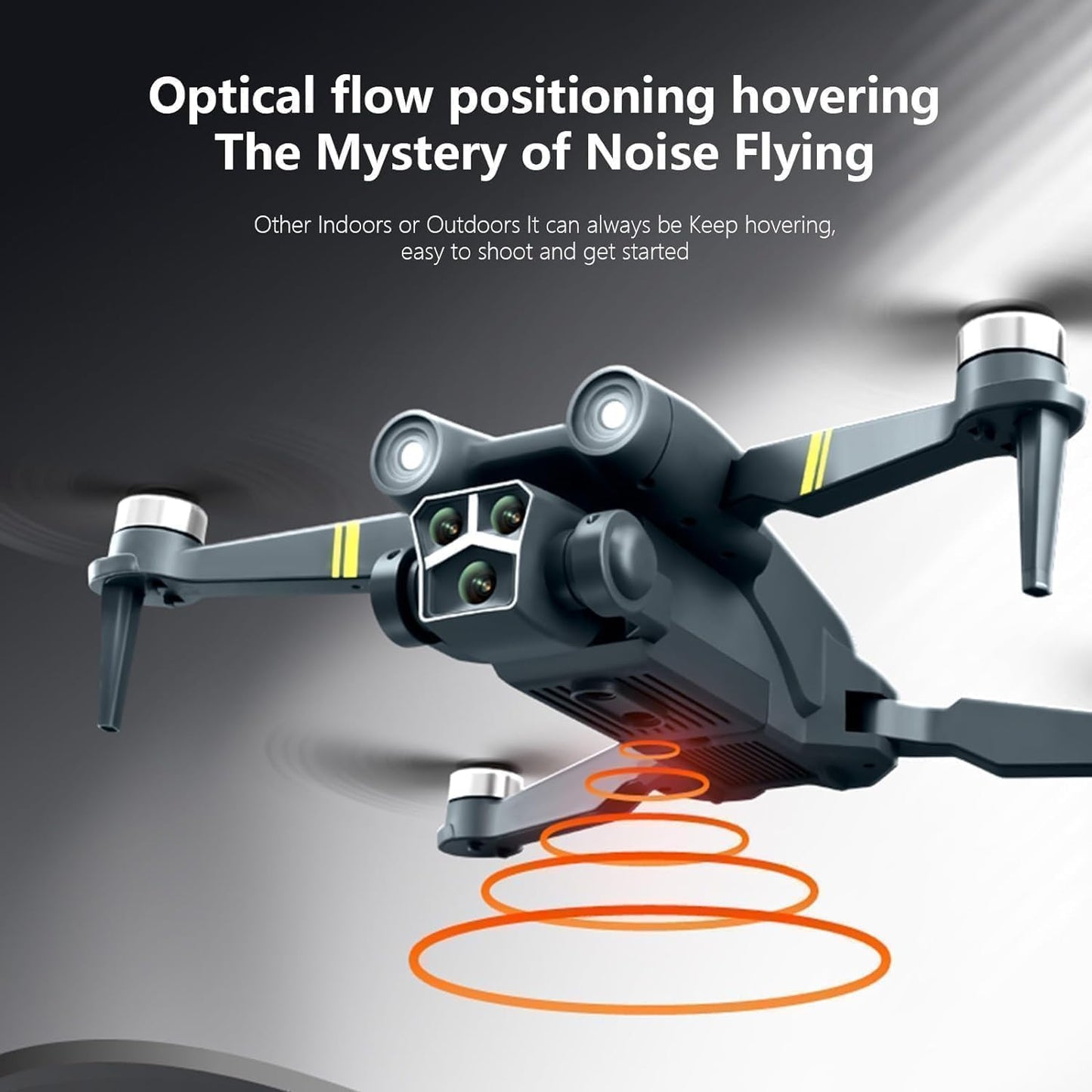 dRoNe wItH hD DuAl cAmErA BrUsHlEsS MoToR, oNe cLiCk tAkEoFf/lAnDiNg FlIp rOlLiNg gEsTuRe cOnTrOl wI-Fi cAmErA ReMoTe cOnTrOl -X DrOnE (M3)