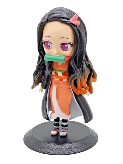 Demon Slayer Kimetsu no Yaiba 6" in Action Figure| Lightweight Attractive Durable Toy Figures for Home Decors Office Desk and Study Table - Nezuko Kamado