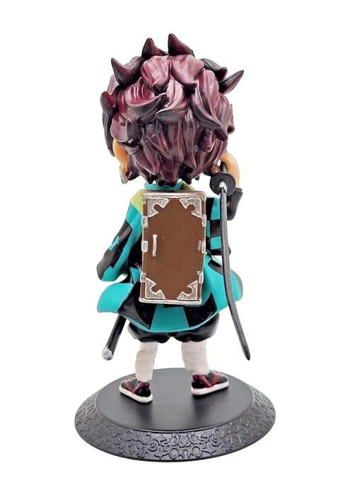 Tanjiro Demon Slayer Action Figure 15 cm Anime Collectible PVC Toy with Movable Joints for Home Decor, Office Desk, Gaming Setup & Gifting | Anime Action Figure - TANJIRO