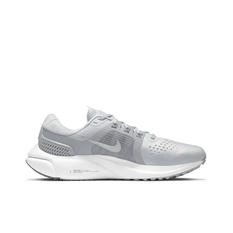 Nike Air Zoom Vomero 15 Shock Absorbers Anti-Slip + Abrasion-Resistant Low-Top Running Shoes for men (Gray Silver)