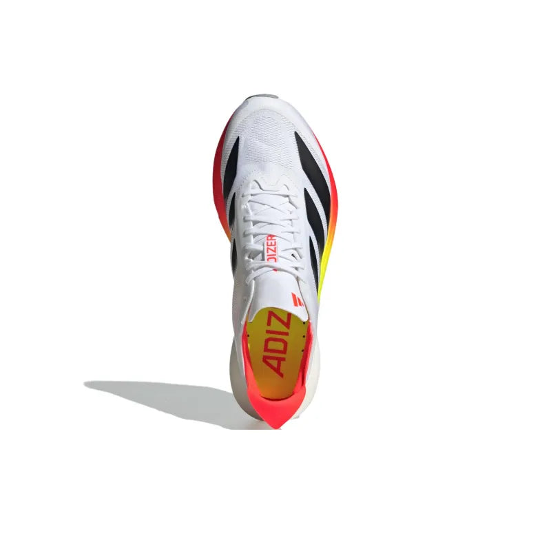 Adi_das ADIZERO DRIVE RC polyester cushioning, supportive low-top, Lightstrike midsole, long-distance running, racing running shoes for men, white, red