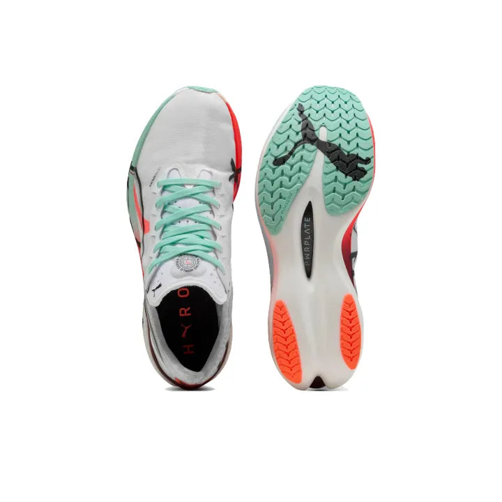 Puma × HYROX Diviate Nitro Elite 3 Men's Low-Top Running Shoes White Red