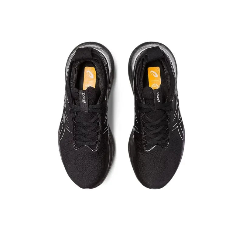 Asi_cs Gel Nimbus 25 Reflective Rubber Low-Top Casual Running Shoes men's Black Blue