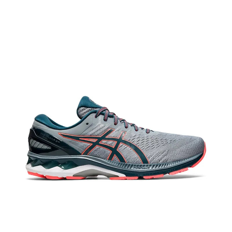 Asi_cs Gel Kayano 27 Low-Top Running Shoes for Men (Grey Green)