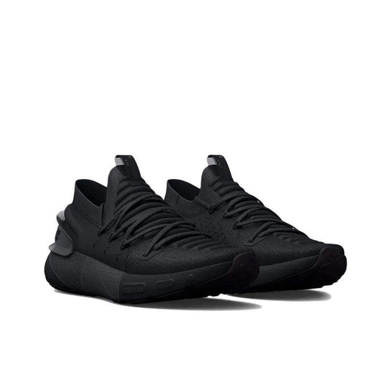 UndrArmr HOVR Phantom 3 Comfort Fabric Low-Top Running Shoe men's Black
