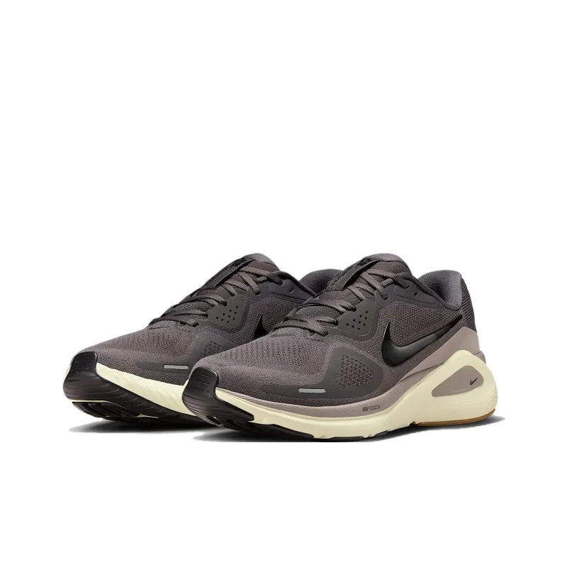 Ni_ke Structure 26 Abrasion-Resistant, Breathable, Supportive Running Shoe for Men, Gray