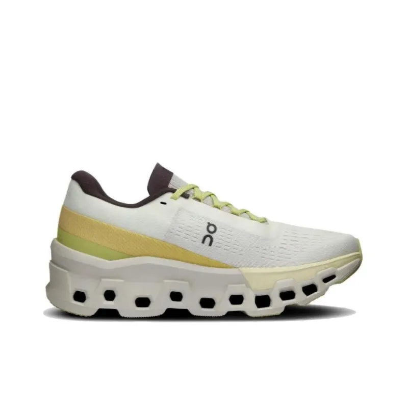 O_n Cloud Monster 2 cushioned, abrasion-resistant low-top casual running shoes for women, yellow
