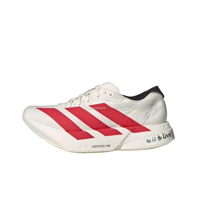 Adi_das Adizero Adios Pro 4 Off-White Berry Scarlet