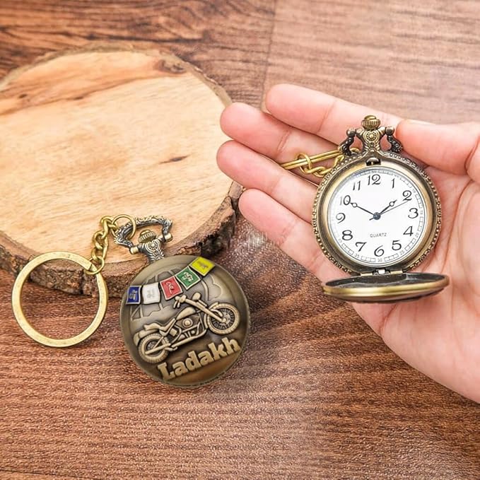 Pocket Watch Keychain- Creative Birthday, Rakshabandhan Gifts for Brothers and Sisters