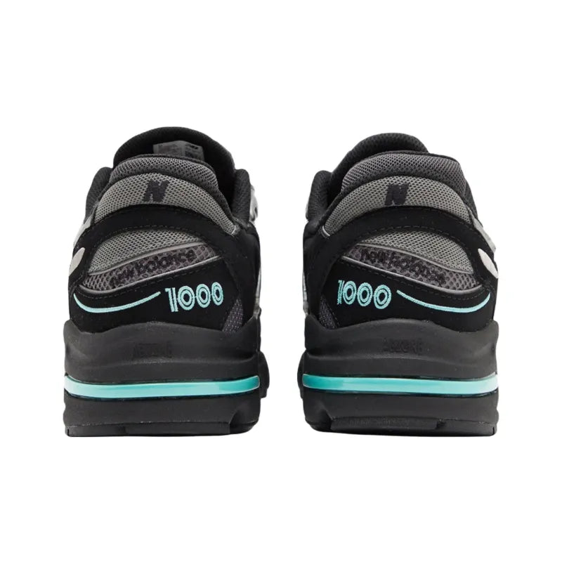 New Bal_ance NB 1000 Low-Top Casual Running Shoes Men's Black