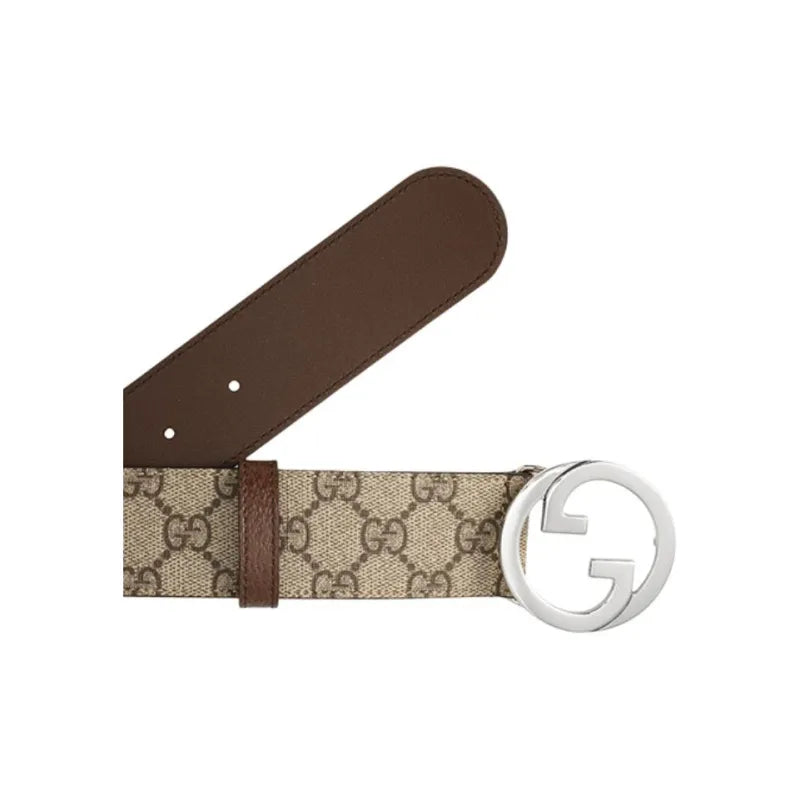 Gucci Blondie Belt Brown Beige Ebony