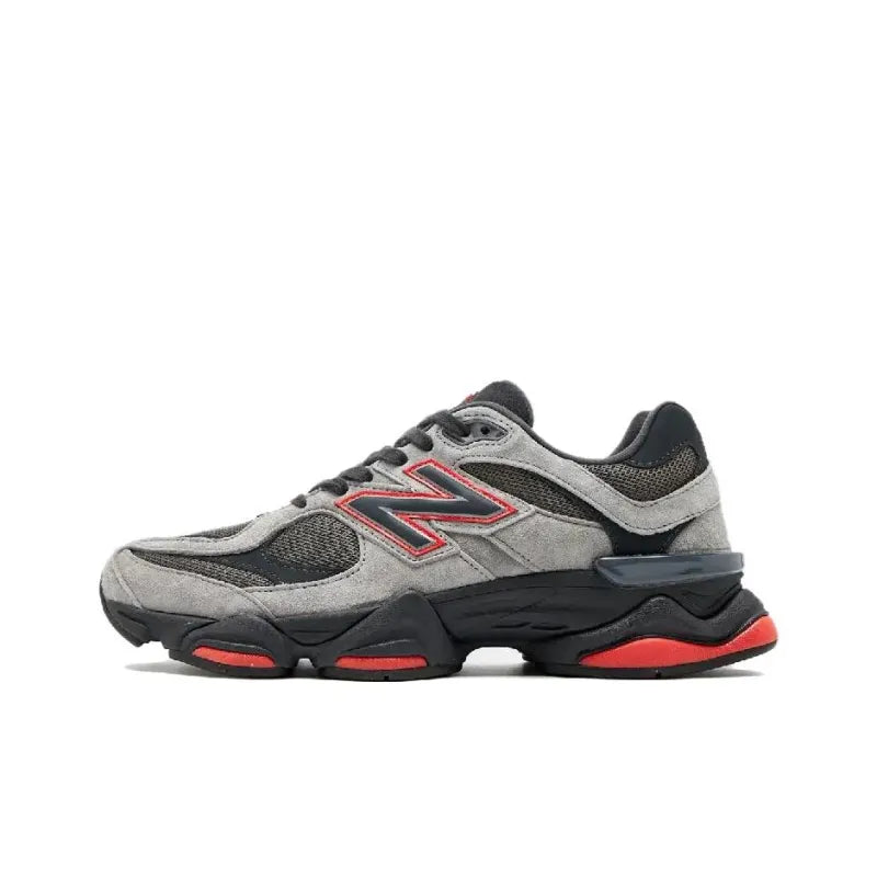 New Bala_nce NB 9060 Low-Top Casual Running Shoes for Men (Gray/Black)