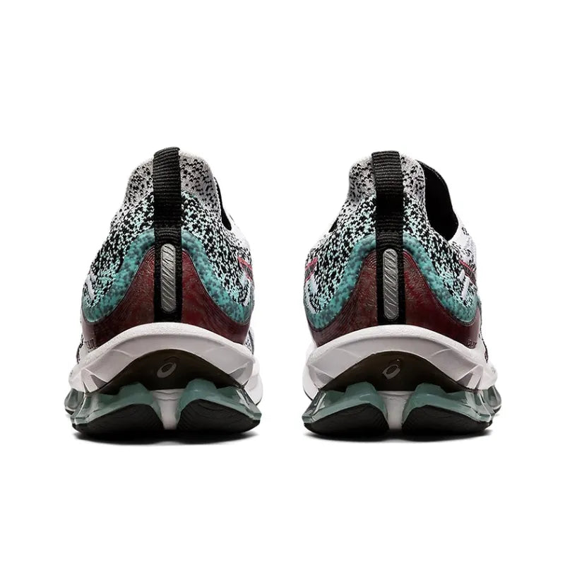 ASI_CS Gel Kinsei Blast Low-Top Casual Running Shoes for Men in White and Red