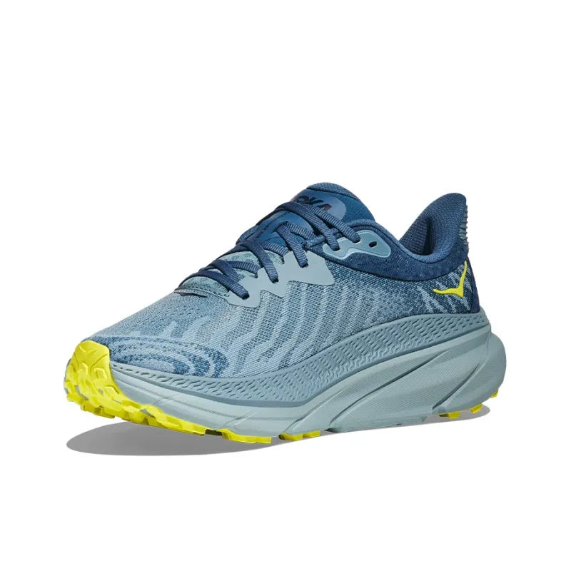 H_oka One One Slip-Resistant, Abrasion-Resistant, Lightweight Low-Top Running Shoes for Men, Blue Green