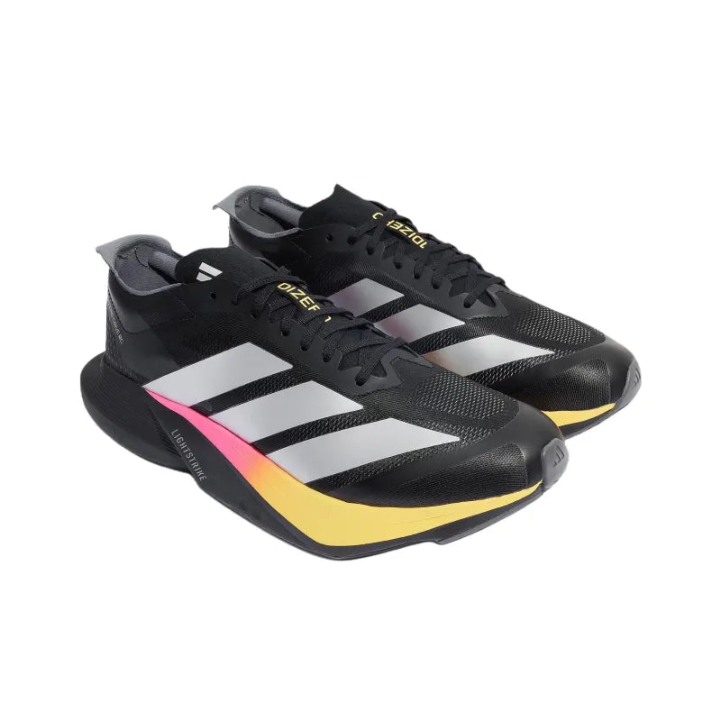 Adi_das ADIZERO DRIVE RC Anti-slip, abrasion-resistant, cushioned, LightStrike midsole technology Long-distance running, short-distance running, racing running shoe for men, black