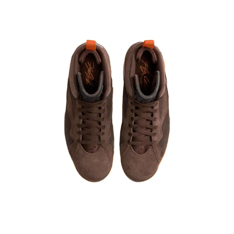 Jor_dan MVP 678 Anti-Slip + Abrasion-Resistant High-Top Vintage Basketball Shoes Men's Brown