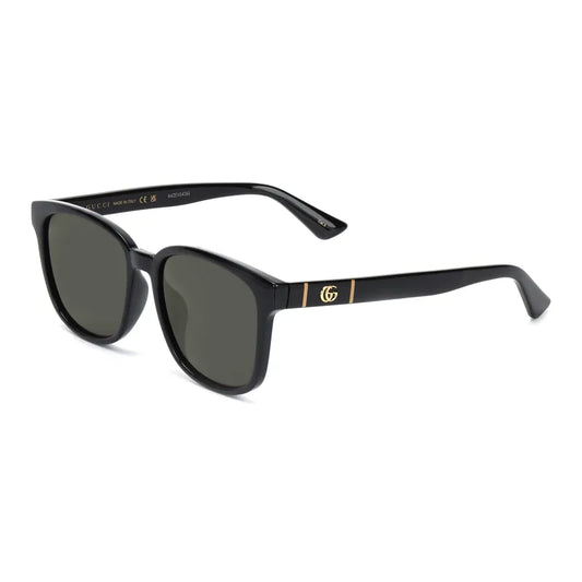 Gu_cci square frame acetate sunglasses in black