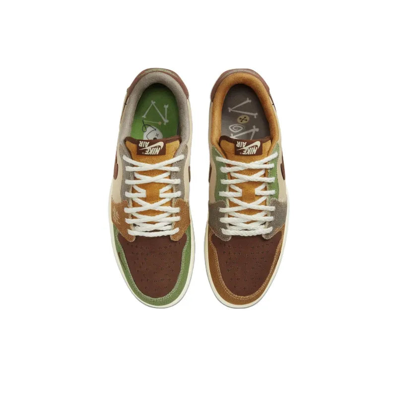 Jor_dan 1 x Zion Williamson Retro Low OG Flex and Oil Green