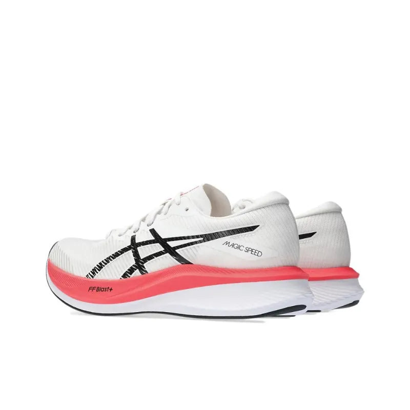 As_ics Magic Speed 3.0 Low-Top Running Shoes men's White Black Pink