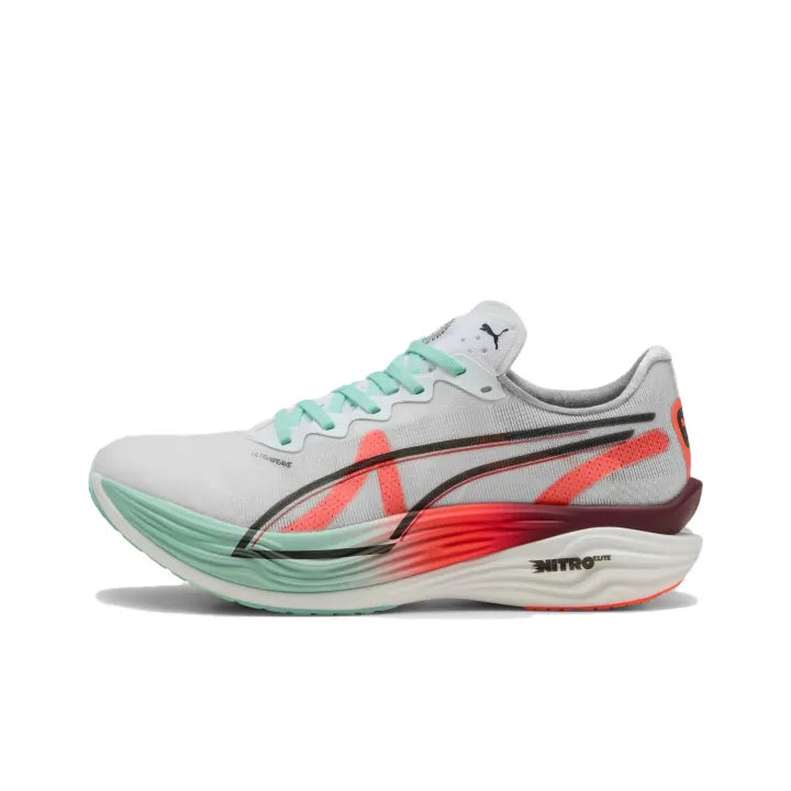 Puma × HYROX Diviate Nitro Elite 3 Men's Low-Top Running Shoes White Red